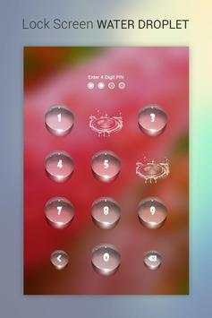 Lock Screen - Water Droplet 3 تصوير الشاشة