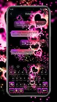 Sparkling Heart - Emoji Keyboard, Free screenshot 1