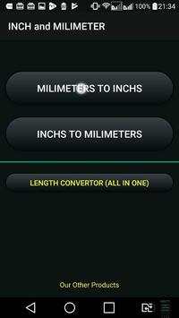 Milimeter and Inch (mm & in) Convertor screenshot 1