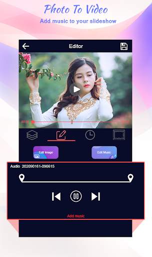 Photo to video maker : Slideshow Maker with music screenshot 3