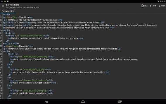 Codeditor screenshot 9