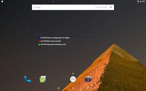 Transparent Calendar Widget screenshot 9