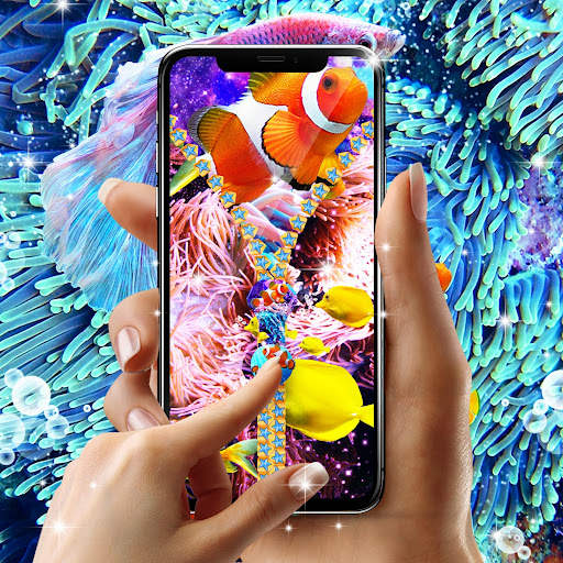 Aquarium lock screen 2 تصوير الشاشة