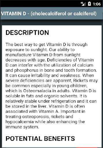 Vitamins and Nutrients (Free) screenshot 3