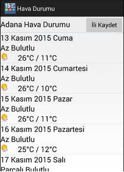 Weather in Turkey screenshot 5