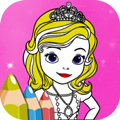 Princess Sofia Coloring Game icon