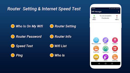Wifi Manager 2020 - Internet Speed Test screenshot 1