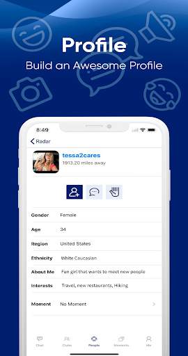 ChatApp - Meet People and Make Social Clubs screenshot 4
