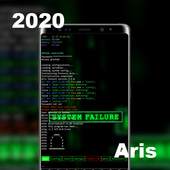 Terminal Green Hacker Theme - Aris Themes 2.8.6