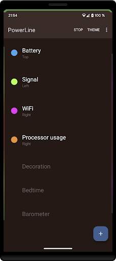 PowerLine: Status Bar meters screenshot 7