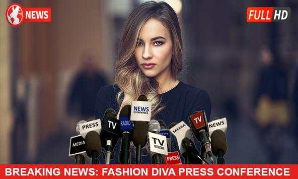 Breaking News Photo Frame Editor screenshot 1