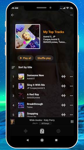 SoundCard : Elegant Music Player screenshot 4