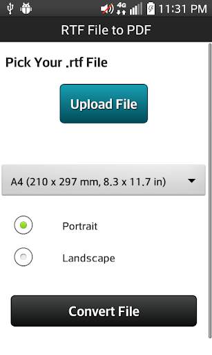 RTF File to PDF 2 تصوير الشاشة