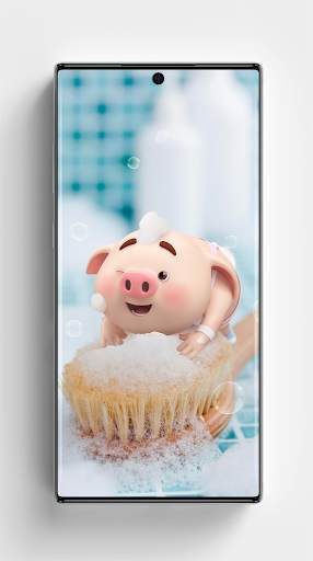 Cute Pig Wallpapers HD 2 تصوير الشاشة