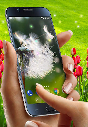 Spring Live Wallpaper 🌺 Green Field Wallpapers screenshot 3