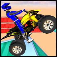 ATV Quad Bike Impossible Track Stunts Racing Games logo