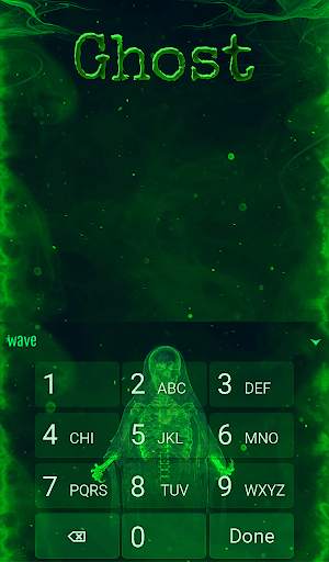 Ghost Animated Keyboard   Live Wallpaper screenshot 5