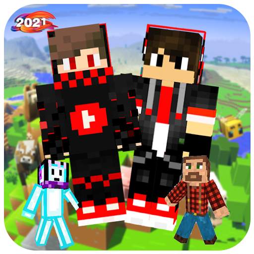 Youtuber Skin Pack For Minecraft 2021 1.2