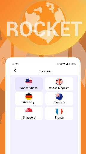 Rocket VPN - Fast & Secure VPN Proxy screenshot 3