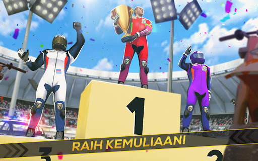Real Sepeda Motor Cross: Balap screenshot 24