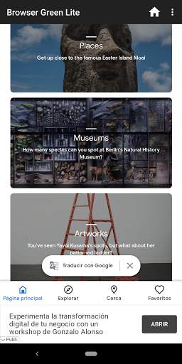Browser Green Lite screenshot 5
