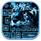 Neon Cheetah Keyboard Theme 10001002