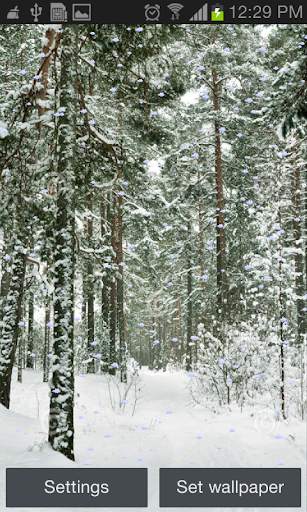 Snowfall Free Live Wallpaper screenshot 5