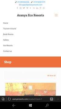 Aranya Eco Resorts screenshot 2