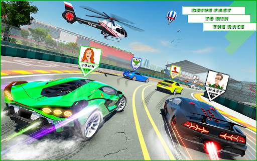 Superhero Car Racing Games New Car Racing Sim Game screenshot 1
