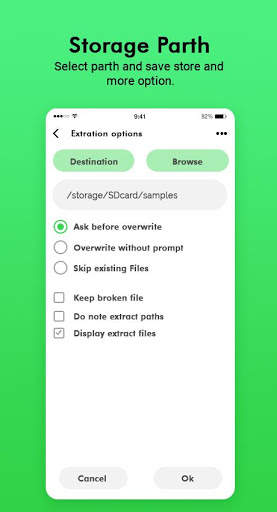 Zip file extractor for Android, Rar zip Extractor screenshot 4