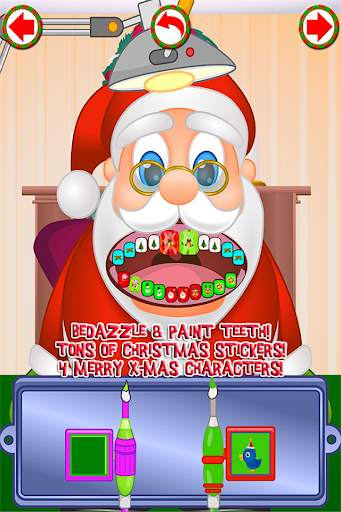 Christmas Dentist Office Santa - Doctor Xmas Games screenshot 2