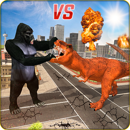 Monster Dino Vs King Kong-City Rampage Simulator иконка
