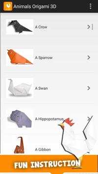 Animals Origami 3D скриншот 4