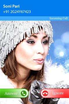 Girlfriend Fake Call Prank HD screenshot 6
