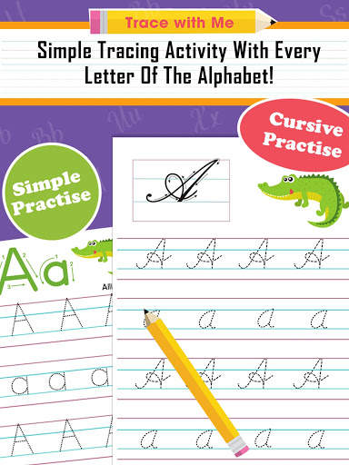 Kids Cursive Writing - Learn Cursive Handwriting screenshot 4