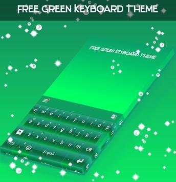 Free Green Keyboard Theme screenshot 1