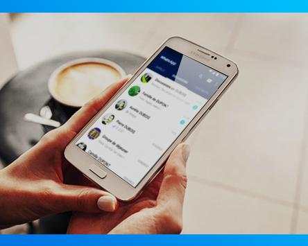 New Blue Whatsapp Plus For Free - Prank screenshot 1