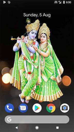 4D Radha Krishna Live Wallpaper screenshot 1