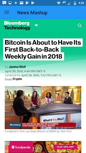 News Mashup screenshot 2