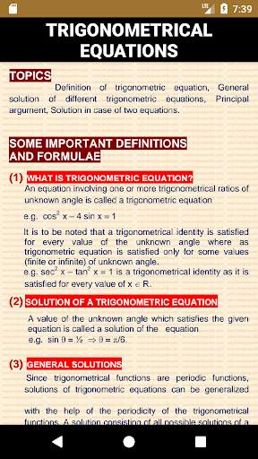 MATHEMATICS COMPENDIUM - FREE VERSION screenshot 6