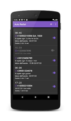Auto Redial (Ricomposizione Automatica) screenshot 4