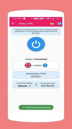 Globus VPN - Unlimited Free Server screenshot 1