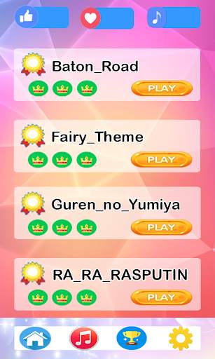 Piano Music Anime Tiles screenshot 2