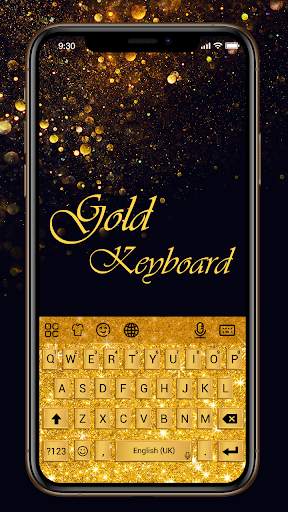 Gold keyboard screenshot 1