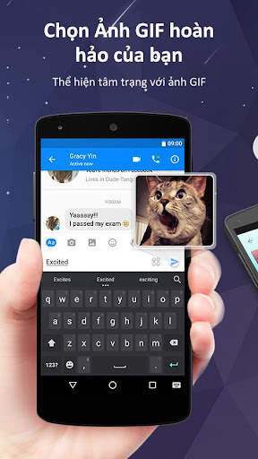 Bàn phím GO Pro - Emoji, GIFs screenshot 1