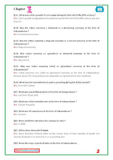 Class 11 Economics IED скриншот 4
