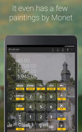 S3 RPN Calculator with Voice 24 تصوير الشاشة