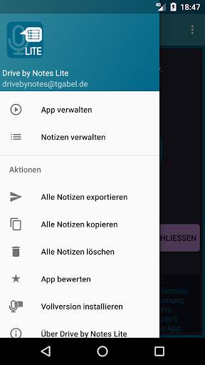 Drive by Notes Lite screenshot 2