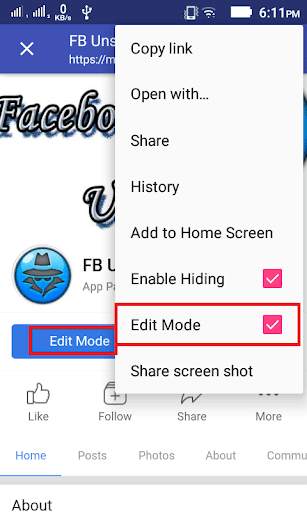 Unseen for Facebook B screenshot 4