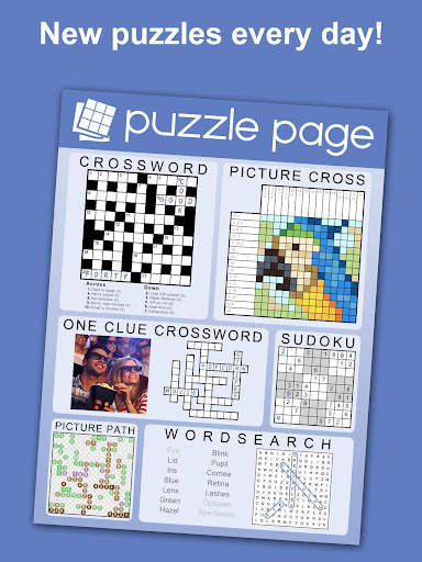 Puzzle Page - Crossword, Sudoku, Picross and more screenshot 1